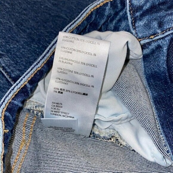 Free People We The Free Straight Jeans Blue 26 - Picture 7 of 8